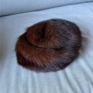 Elegant Brown Fur Hat